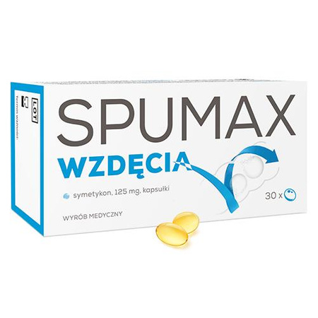 Spumax wzdęcia 125g kapsułki miękkie, 30 sztuk
