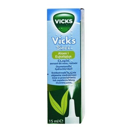 VICKS SINEX 0,5 mg/ml aerozol do nosa 15 ml