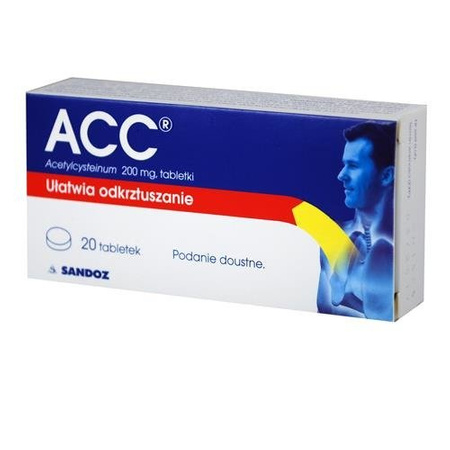 ACC 200 mg x 20 tabletek 