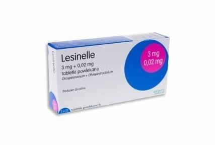 LESINELLE 3 mg + 0,02 mg x 21 tabletek powlekanych