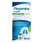 FLEGAMINA BEZ CUKRU miętowa 4 mg/5ml syrop 120 ml
