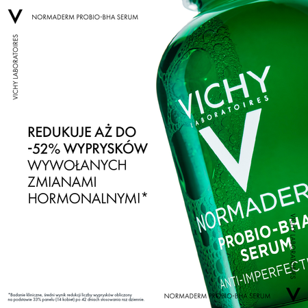 VICHY Normaderm Skoncentrowane Serum z 5% kompleksem kwasów BHA i AHA 30ml DATA WAŻNOŚCI 31.01.2026