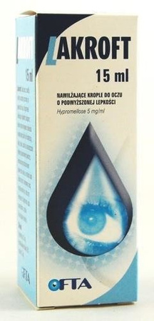 Lakroft krople do oczu 15 ml