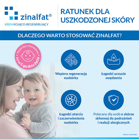 Zinalfat krem kojąco-regenerujący, 50ml