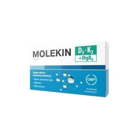 MOLEKIN D3 + K2 + MgB6 x 60 tabletek