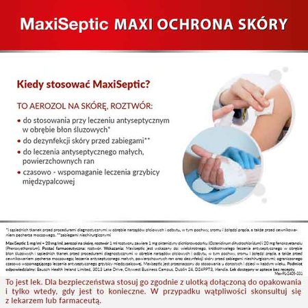 MaxiSeptic Aerozol na skórę 250ml