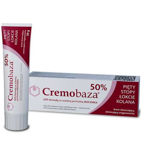Cremobaza 50% krem o właściwościach złuszczających, eliminujący zrogowacenia, 30g