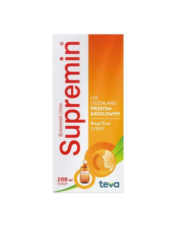 Supremin syrop 4mg/5 ml 200ml