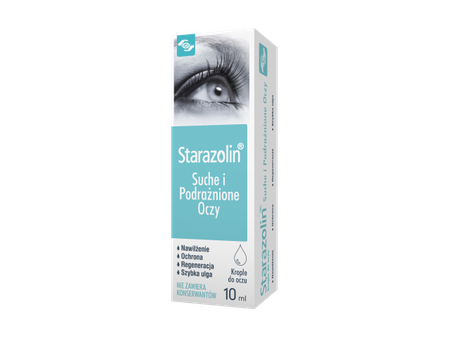 STARAZOLIN Krople na Suche i Podrażnione Oczy10ml