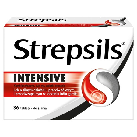 STREPSILS INTENSIVE 8,75 mg x 36 tabletek do ssania