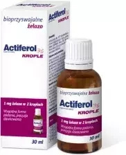 ACTIFEROL FE KROPLE zawiesina doustna 30 ml