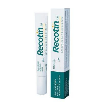 RECOTIN Żel na ukąszenia, obrzęki i świąd, 50ml
