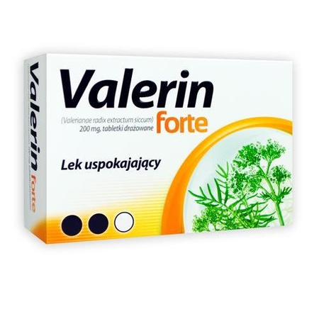 VALERIN FORTE 200 mg x 15 tabletek drażowanych