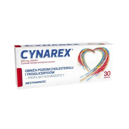 Cynarex 250mg x 30 tabletek