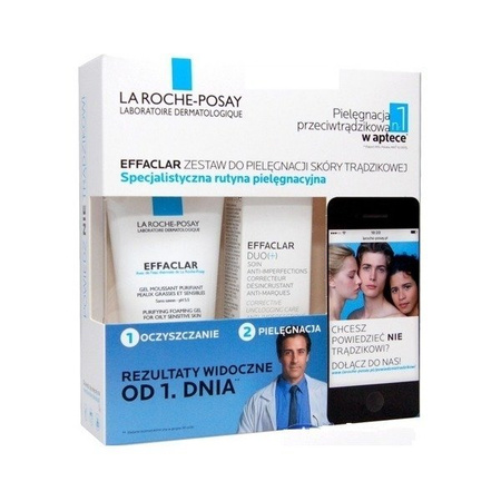 LA ROCHE-POSAY EFFACLAR Duo+ krem 15ml+ żel 50ml