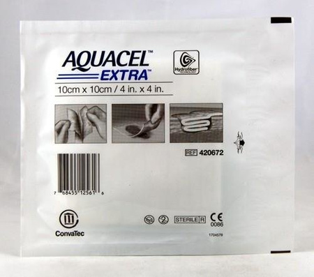 Opatrunek Aquacel Extra hydrofib. 10x10 1szt
