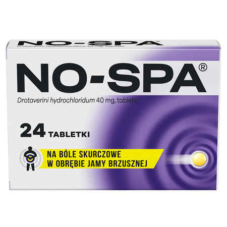 No-Spa 40 mg  tabletki, 24 sztuki