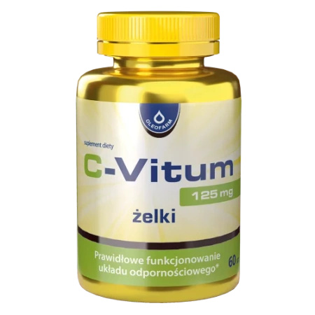 C-Vitum Żelki z witaminą C 125mg, 60 sztuk