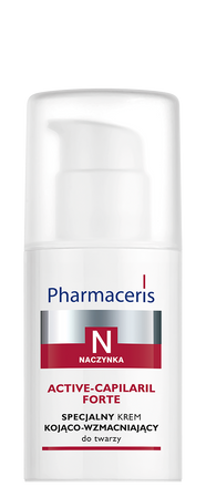 PHARMACERIS N ACTIVE-CAPILARIL SPECJALNY KREM KOJĄCO-WZMACNIAJĄCY do twarzy 30mL