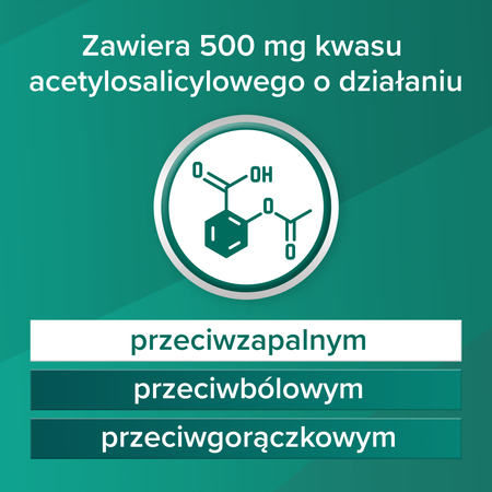 Aspirin 500 mg tabletki, 10 sztuk