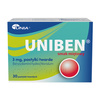 Uniben – pastylki do ssania z benzydaminą na stany zapalne i ból gardła i jamy ustnej, smak miętowy, 30 sztuk