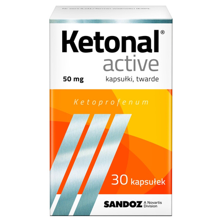 Ketonal Active 50mg kapsułki twarde, 30 sztuk