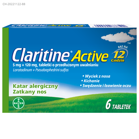 CLARITINE ALLERGY 10 mg x 7 tabletek powlekanych