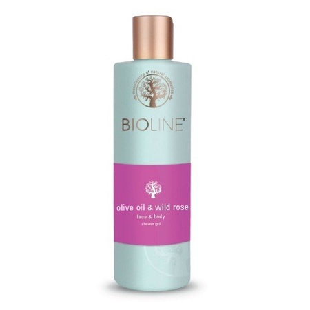 BIOLINE Żel pod prysznic wild rose&olive oil250ml