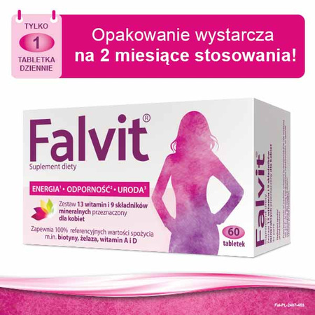 Falvit®, witaminy dla kobiet, 60 tabl.