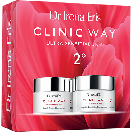 CLINIC WAY 2° Ultra Sensitive Skin Zestaw: krem na dzień 50ml + krem na noc 50ml