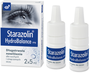STARAZOLIN HYDROBALANCE PPH krople do oczu 2 x 5 ml