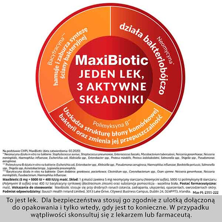 MAXIBIOTIC, maść 5 g