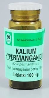 Kalium hypermanganicum 100mg x 30 tabletek