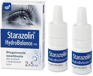STARAZOLIN HYDROBALANCE PPH krople do oczu 2 x 5 ml