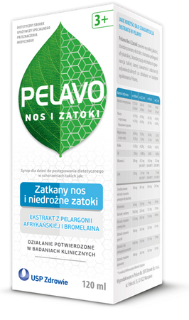 Pelavo Zatoki zatkany nos i niedrożne zatoki 120ml DATA WAŻNOŚCI 09.2025r.