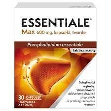 ESSENTIALE MAX 600 mg x 30 kapsułek