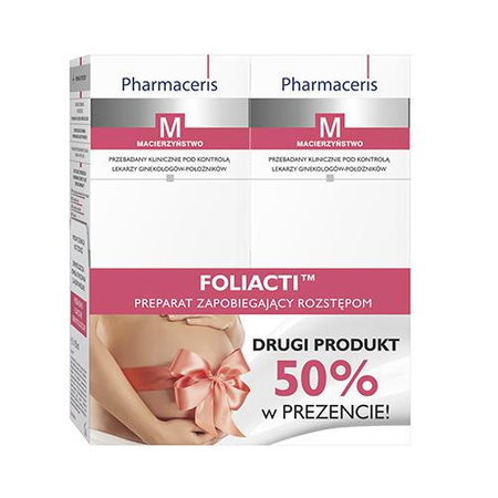 Phamaceris M Foliacti Preparat zapobiegający rozstępom, 150ml+150ml