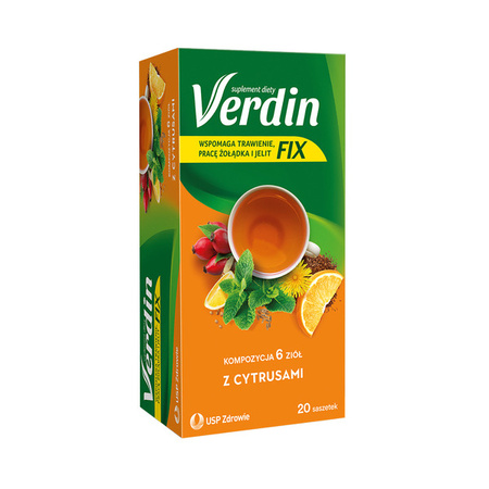 Verdin FIX z Cytrusami saszetki 20 sztuk