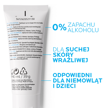 LA ROCHE-POSAY TOLERIANE SENSTITIVE RICHE Krem do twarzy 40 ml