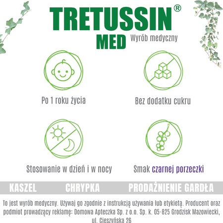 TRETUSSIN MED syrop 165 ml