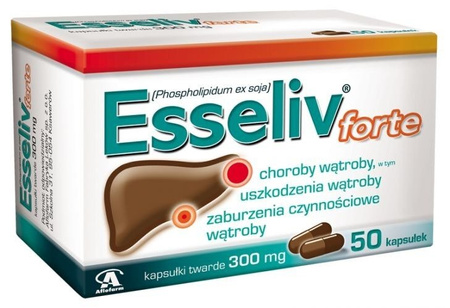 ESSELIV FORTE 300 mg x 50 kapsułek 