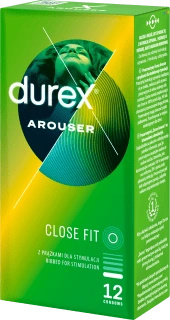 Durex Arouser prezerwatywy prążkowane, 12 sztuk