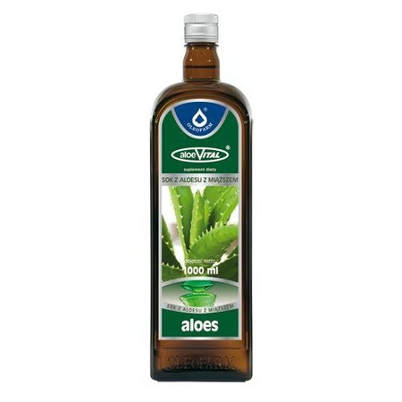 Aloes Sok z miąższem 1 litr