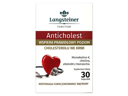 Anticholest + Langsteiner kapsułki, 30 sztuk