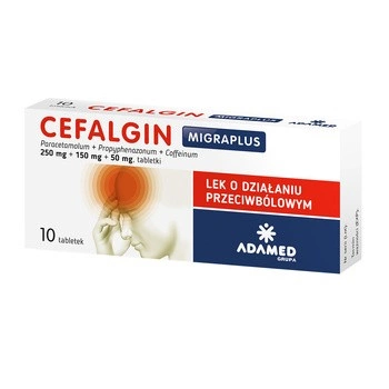 CEFALGIN x 10 tabletek powlekanych