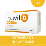 IBUVIT D3 2000IU x 150 kapsułek miękkich