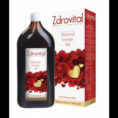 Zdrovital - Witalność, Energia, Siła - tonik, 900 ml