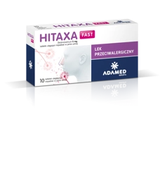 HITAXA FAST 5 mg x 10 tabletek ulegających rozpadowi w jamie ustnej