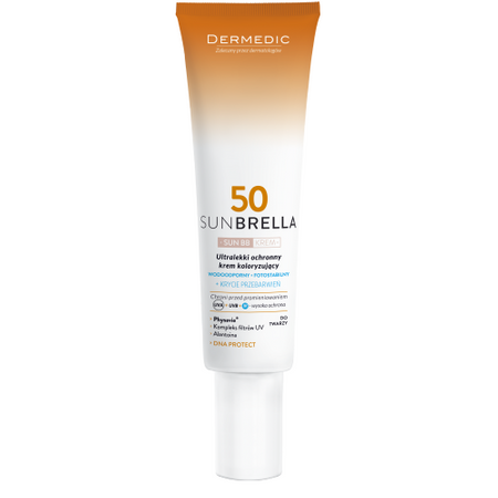 DERMEDIC SUNBRELLA Ultralekki ochronny krem koloryzujący 40g