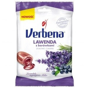 Cukierki VERBENA Lawenda z borówkami , 60 g